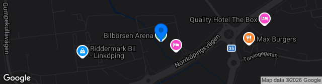 Map showing Bilbörsen Arena