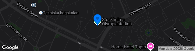 Map showing Stockholms Olympiastadion