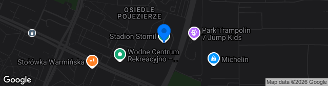 Map showing Stadion OSiR