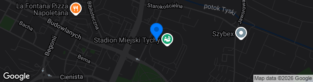 Map showing Stadion Miejski