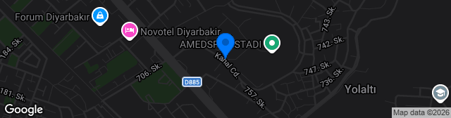 Map showing Seyrantepe Spor Kompleksi Stadyumu 1