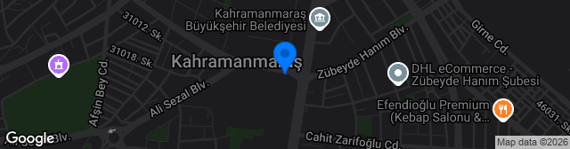 Map showing 12 Şubat Stadyumu