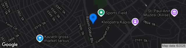 Map showing Burhanettin Kocamaz Stadı