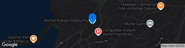 Map showing Karaelmas Kemal Köksal Stadyumu