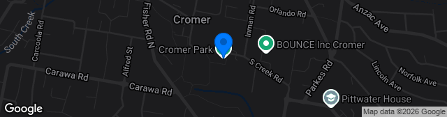 Map showing Cromer Park