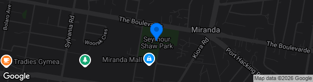 Map showing Seymour Shaw Park