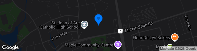 Map showing St. Joan of Arc Turf Field