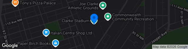 Map showing Clarke Field