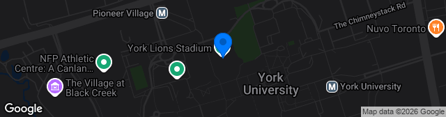 Map showing York Lions Stadium
