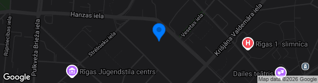 Map showing Stadions Skonto