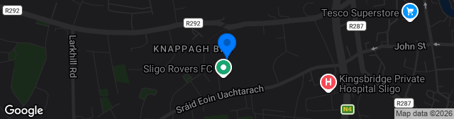 Map showing The Showgrounds
