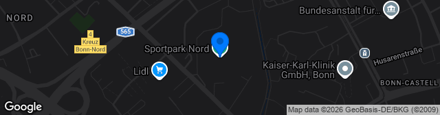 Map showing Sportpark Nord