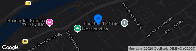 Map showing Moselstadion