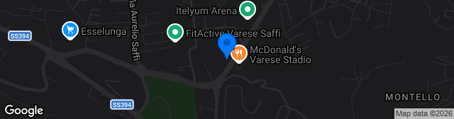 Map showing Stadio Franco Ossola