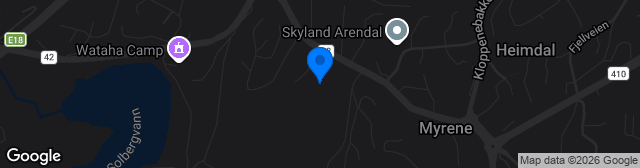 Map showing Norac Stadion