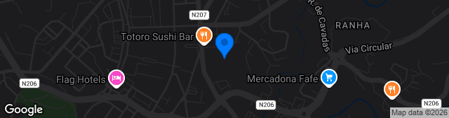 Map showing Parque Municipal dos Desportos