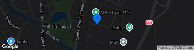 Map showing Sportpark Ezinge (Alcides)