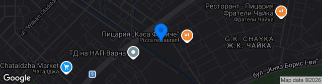 Map showing Stadion Ticha