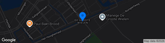 Map showing Complex Groote Wielen