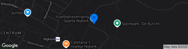 Map showing Sportpark De Ebbenhorst