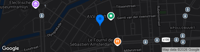 Map showing Sportpark Olympiaplein