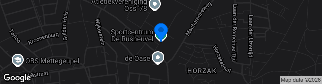 Map showing Sportpark De Rusheuvel