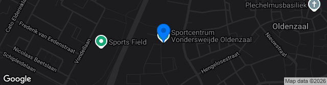 Map showing Sportpark De Vondersweijde