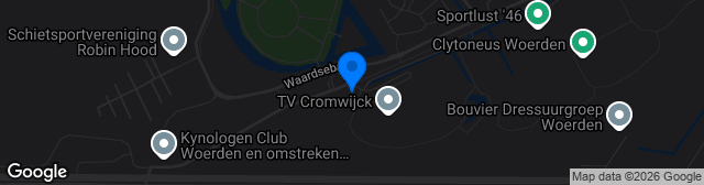 Map showing Sportpark Cromwijck
