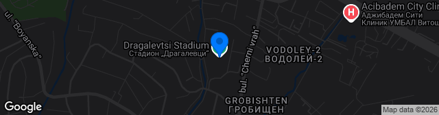 Map showing Stadion Dragalevtsi