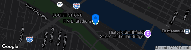 Map showing Highmark Stadium