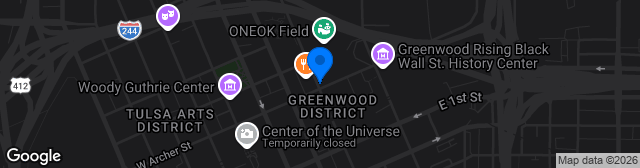 Map showing ONEOK Field