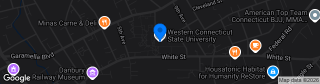 Map showing WestConn Athletic Complex