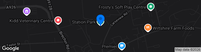 Map showing Station Park