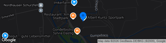 Map showing Albert-Kuntz-Sportpark