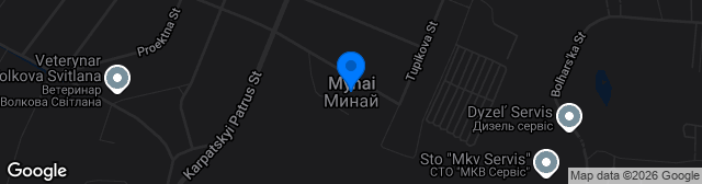 Map showing Stadion Mynai