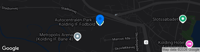 Map showing Autocentralen Park