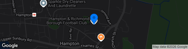 Map showing Beveree Stadium