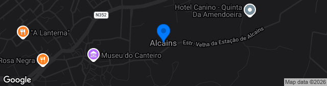 Map showing Estádio Trigueiros do Aragão