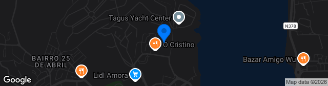Map showing Estádio da Medideira