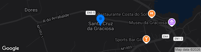 Map showing Complexo Desportivo de Santa Cruz da Graciosa