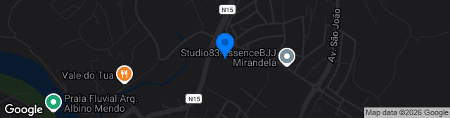 Map showing Estádio São Sebastião