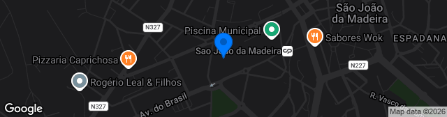 Map showing Estádio Conde Dias Garcia