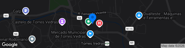 Map showing Campo Manuel Marques