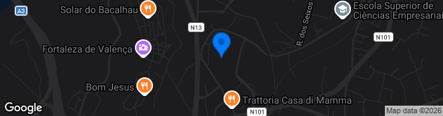 Map showing Estádio Dr. Lourenço Raimundo