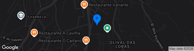 Map showing Estádio Municipal de Pombal