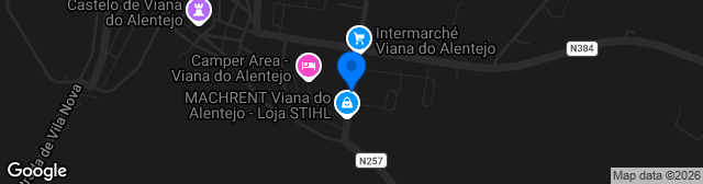 Map showing Estadio João Sousa Faria e Melo