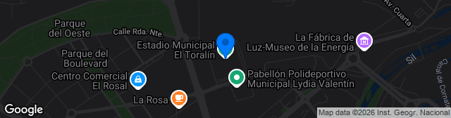Map showing Estadio El Toralín