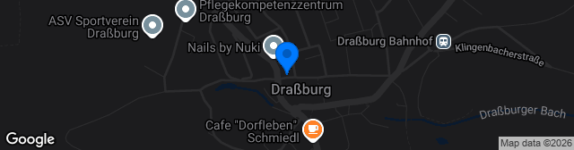 Map showing Sportplatz Draßburg
