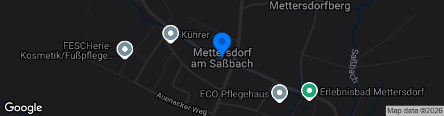 Map showing Sportplatz USV Mettersdorf