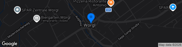 Map showing Sportstadion Wörgl